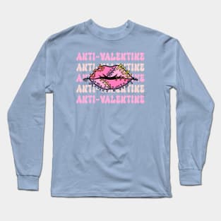 Anti Valentine Club Love Sucks Anti Love Long Sleeve T-Shirt